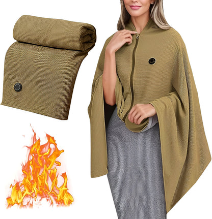 Cozy Wrap™ — USB Electric Blanket & Shawl