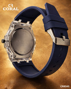 See Through Watch with Silicon Strap for Men