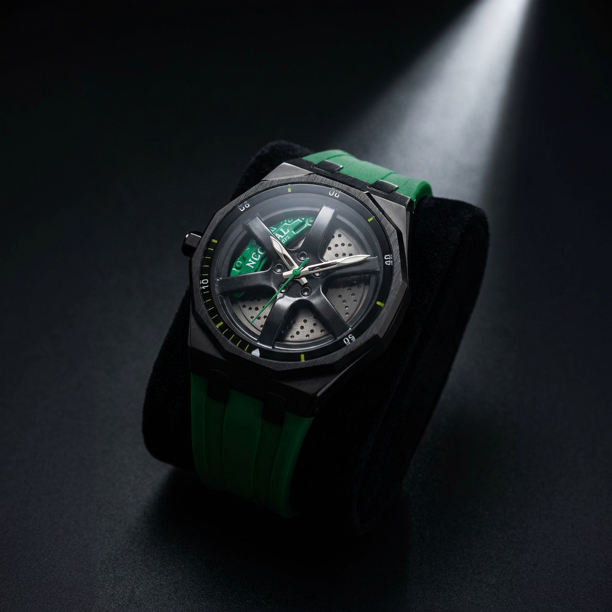 Rotating Wheel Dial with Silicon Strap Watch Collection For Men