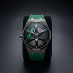Rotating Wheel Dial with Silicon Strap Watch Collection For Men