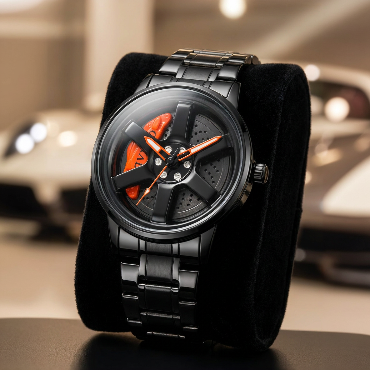 Rotating Wheel Dial Watch Collection For Men