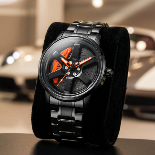 Rotating Wheel Dial Watch Collection For Men