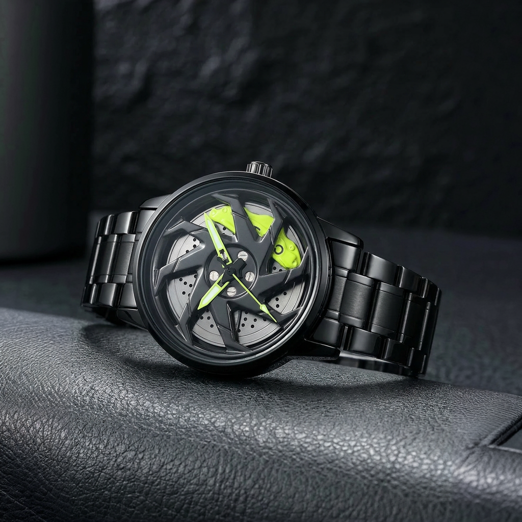 Rotating Wheel Dial Watch Collection For Men