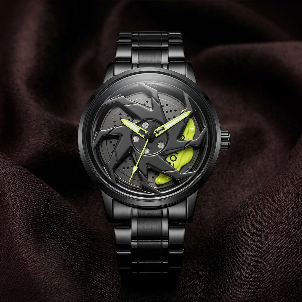Rotating Wheel Dial Watch Collection For Men