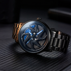 Rotating Wheel Dial Watch Collection For Men