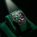 Rotating Wheel Dial with Silicon Strap Watch Collection For Men